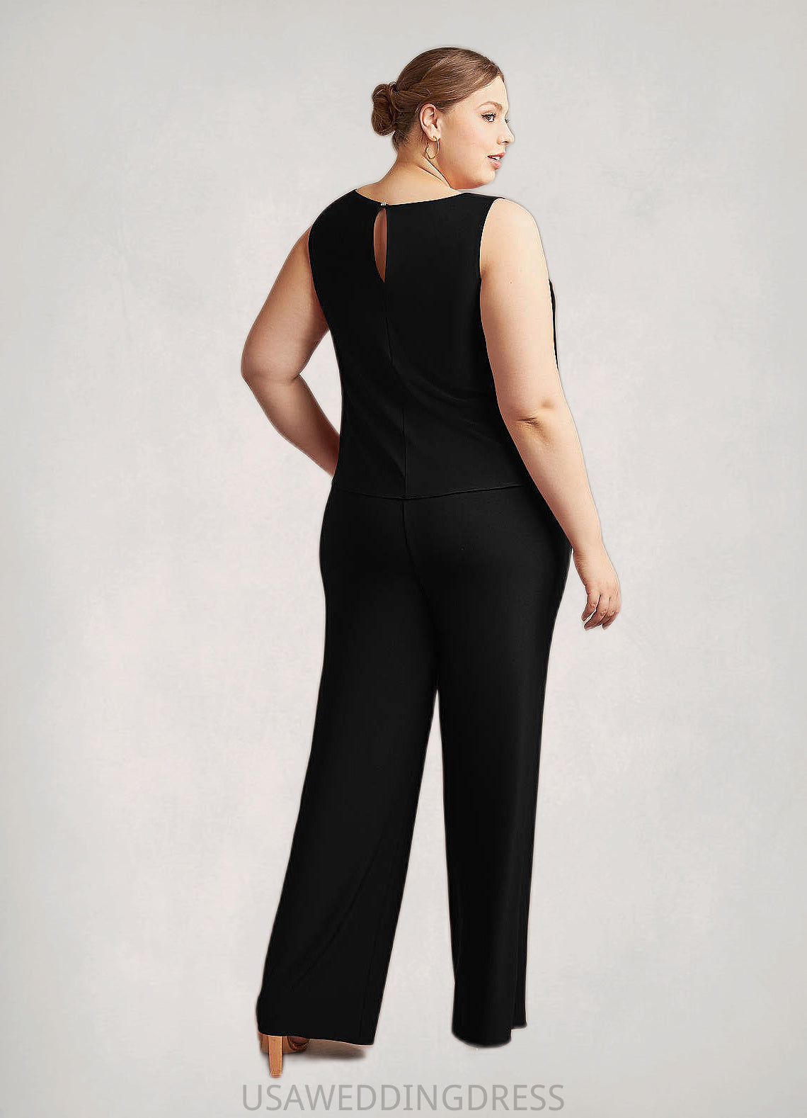 Erika Cover Up Lace Jumpsuit/Pantsuit black DSP0022692