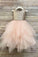 Stunning Round Neck With Sequins Ball Gown Bowknot Flower Girl Dresses