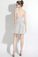 A-Line V-Neck Grey With Sash Homecoming Dresses Zara Appliques