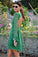 Chasity Homecoming Dresses Green Long Sleeves Short CD10062