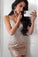 Sparkle V-Neck Tight Fashion Semi Formal Party Dresses Hilary Homecoming Dresses CD10252