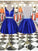 Royal Blue Homecoming Dresses Aubree Satin A-Line Sleeveless Backless CD10311