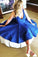 Simple A-Line Francesca Homecoming Dresses Satin V Neck CD10406