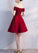 Adorable Wine Red Short Beaded Mariela Homecoming Dresses Short Graduation Party Dress CD1087