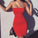 Bodycon Solid Thin Strap Evening Dress Esmeralda Homecoming Dresses CD11098