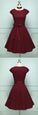 Burgundy Homecoming Dresses Camryn Short CD11159
