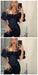Aaliyah Homecoming Dresses 2024 Black Dress Women Ruffles Sleeve Strapless Black Dress CD11232
