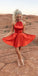 Red Anika Homecoming Dresses Short CD11332