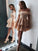 Cute A-Line Off The Homecoming Dresses Cassie Shoulder Ruffles CD118