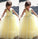 V Kristen Homecoming Dresses Neck Yellow Flower Girl Dresses CD12108