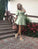Short Flutter Homecoming Dresses Mallory Sleeve Wrap Dress CD12277