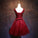 Wine Red Short Cute V-Neckline -Up Teen Lillian Homecoming Dresses Lace Party Dress CD12616