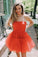Pretty Homecoming Dresses Kristin Strapless Tulle Short CD12980