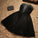 Black Sparkle Beaded Sweetheart Homecoming Dresses Tessa Tulle Black CD13176