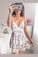 A-Line A-Line Spaghetti Straps Short With Bowknot Lace Homecoming Dresses Scarlet CD141
