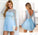 Pretty Girl Dress Long Sleeve Appliques Dress Homecoming Dresses Cocktail Brynn Mini Short CD155