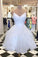 White Tulle Layered V Neck Short White Party Dress A Line Homecoming Dresses Pauline CD1634