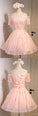 Off-The-Shoulder Short Tulle With Katharine Homecoming Dresses Flowers CD169