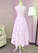 Beautiful Lavender High Low Dress Piper Lace Homecoming Dresses 2022 Short Formal Dress CD17200