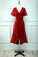 Red Party Dress Homecoming Dresses Lace Johanna Charming Short CD17203