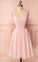 Short Luna Pink Homecoming Dresses Dress CD1724