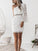 One Shoulder Sheath Short Dress Fashion Party Dress Mariah Homecoming Dresses Lace CD1731