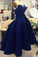 Navy Blue s Sweetheart High-Low Cheap Short Simple Dress For Jeanie Satin Homecoming Dresses Teenagers CD1762