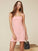 Homecoming Dresses Satin Paisley Pink CD1890