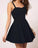 Simple Black Homecoming Dresses Lynn Mini Short Formal Dress Short Black For Teens CD1959