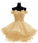 Elegant Yellow Appliques Tulle Dress Winifred Homecoming Dresses Ruffles Off Shoulder Short CD2063