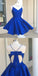 Short Royal Blue Ava Homecoming Dresses Gowns Junior CD216