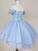 A-Line Short Madisyn Homecoming Dresses Pink CD21638 Blue