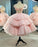 A-Line Tulle Short Pink Barbara Homecoming Dresses Dress Tulle CD21849
