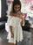 White Anna Homecoming Dresses CD2202