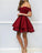 Homecoming Dresses Kyleigh Lovely Red 8th Grade Short Graduation Gown CD22203 Blue