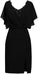Black Sleeve Short Formal Homecoming Dresses Chiffon Amira Evening Party Gowns CD22831