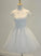 Lovely White Short Teen Graduation Homecoming Dresses Anika Dresses White Tulle CD2297