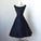 1950S Vintage Dress Navy Blue Gowns Mini Hanna Homecoming Dresses Short
