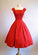 1950S Vintage Ball Gown Cocktail Homecoming Dresses Cecelia Red Mini Short Dress Party Gowns