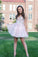 A-Line Short Dress Homecoming Dresses Lace Maritza Pink For Your 2024 School Dancing CD23672