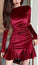 Dark Red Sleeve Homecoming Dresses Kathleen Short CD23949