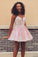 Princess Mylee Pink Homecoming Dresses CD24126