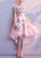 And Tulle High Low Pink Ariel Lace Homecoming Dresses Lovely Party Dress CD2430