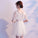 Short Lovely Tulle And Mini Short Party Dress Graduation Dress Dana Lace Homecoming Dresses Ivory CD24555