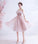 Homecoming Dresses Mylie PINK TULLE SHORT A LINE CD24561