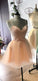 Liberty Pink Homecoming Dresses Cute Straps Short CD2638
