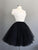 Black And White Ursula Homecoming Dresses Short Dress CD2797