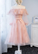Homecoming Dresses Pink Lace Diana Tulle Short Dress CD3025