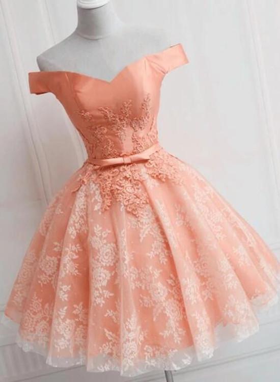 Cute Off Maddison Homecoming Dresses The Shoulder Short CD3348