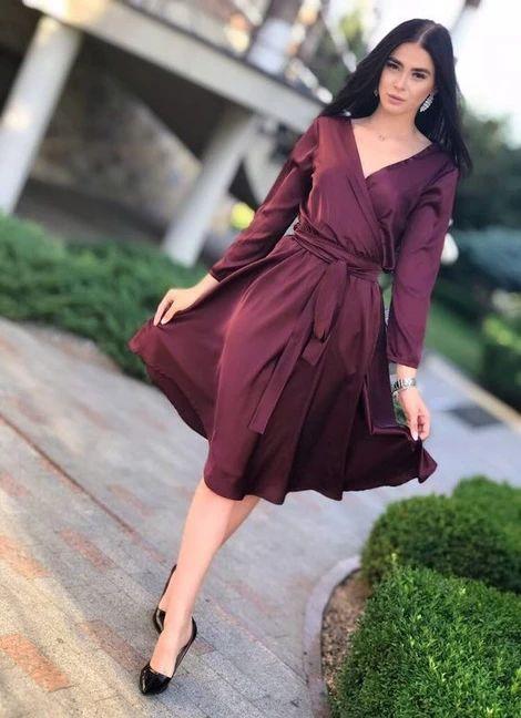 Burgundy Short Viviana Homecoming Dresses Boho Gown CD3372